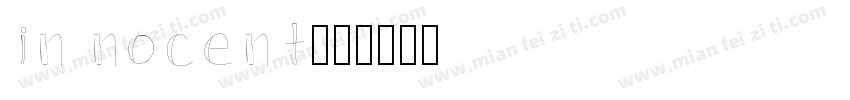 in nocent字体转换